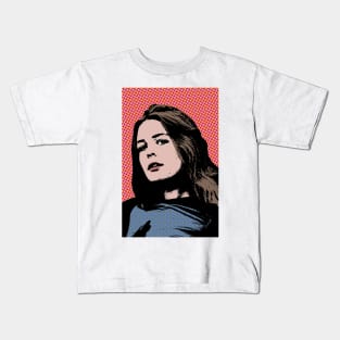 maggie rogers style pop art Kids T-Shirt